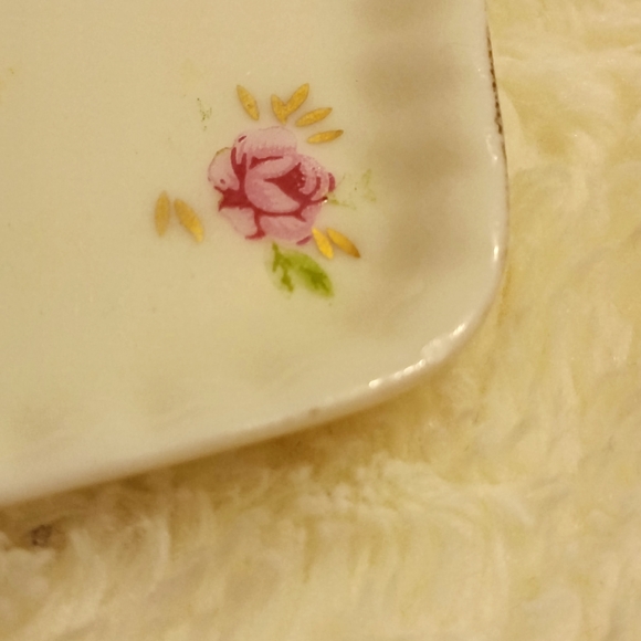 Floral Rectangular Ceramic Tray - Picture 2 of 3